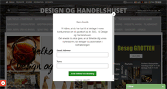 Desktop Screenshot of designoghandelshuset.dk