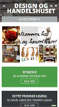 Mobile Screenshot of designoghandelshuset.dk